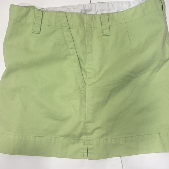 🎉HP🎉 Nantucket Brand Skirt Lime Green Chino Mini cotton Size 6 - Picture 5 of 9
